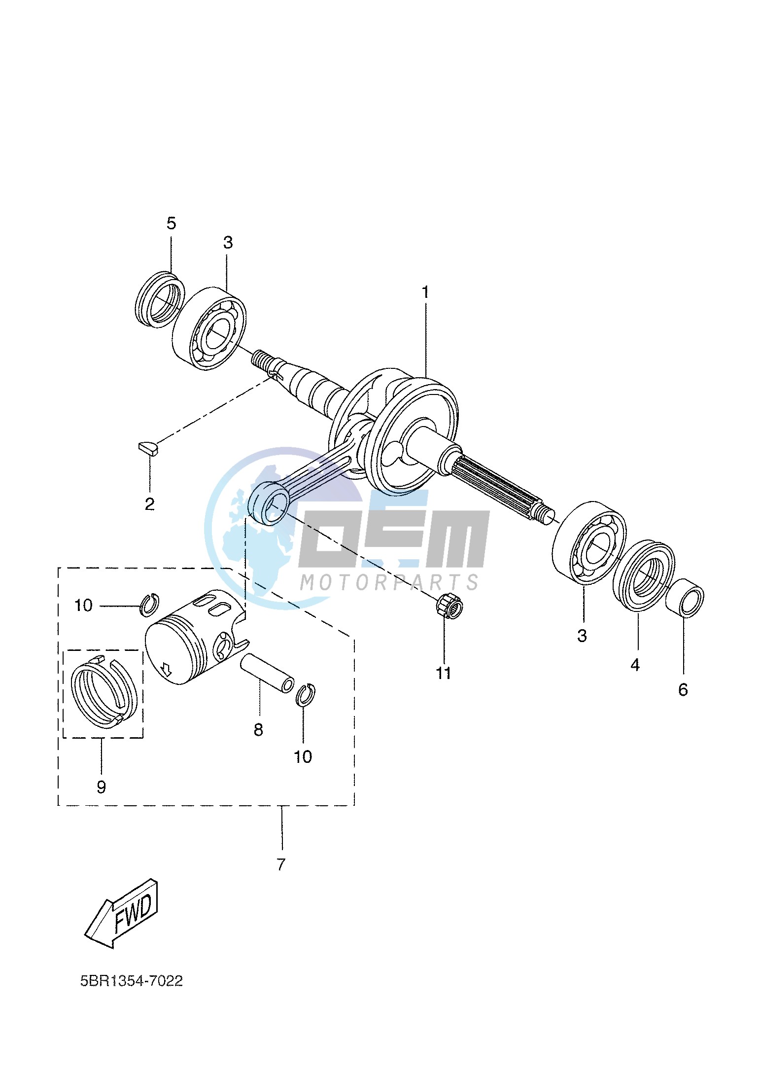 CRANKSHAFT & PISTON