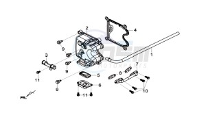 GTS 125I ABS drawing CYLINDER HEAD COVER