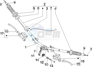 Granturismo 200 L UK drawing Meter combination - Cruscotto