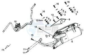 X'PRO 50 (45 KM/H) (AE05W4-FR) (L4-M1) drawing EXHAUST