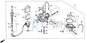 SFX50S drawing CARBURETOR