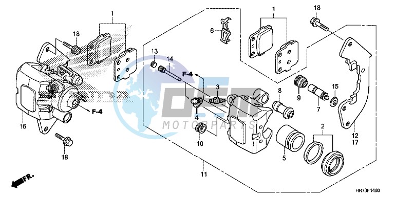 FRONT BRAKE CALIPER