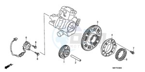 XL1000VA9 Ireland - (EK / ABS) drawing PULSE GENERATOR/ STARTING CLUTCH