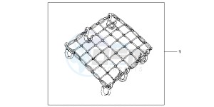 CB600FB drawing RUBBER NET A