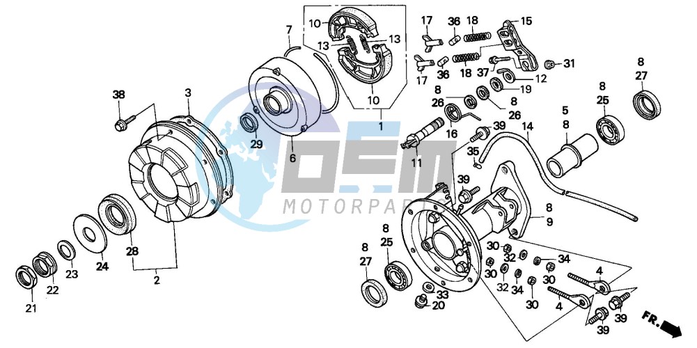 REAR BRAKE DRUM