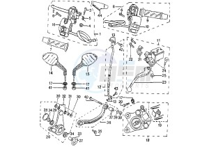 SPEEDFIGHT ARIA - 50 cc drawing FRONT BRAKE