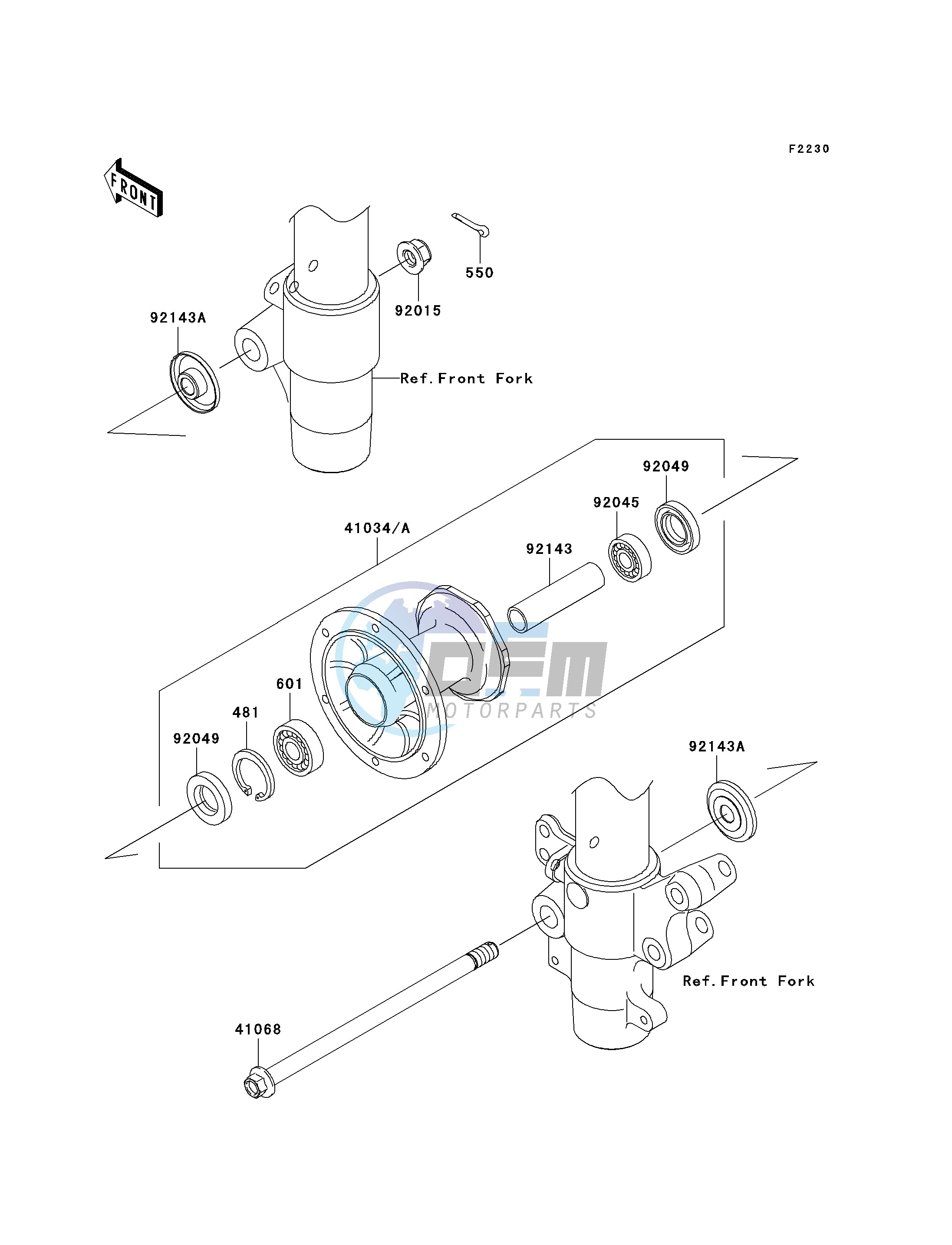 FRONT HUB