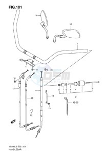 VL800 INTRUDER EU drawing HANDLEBAR