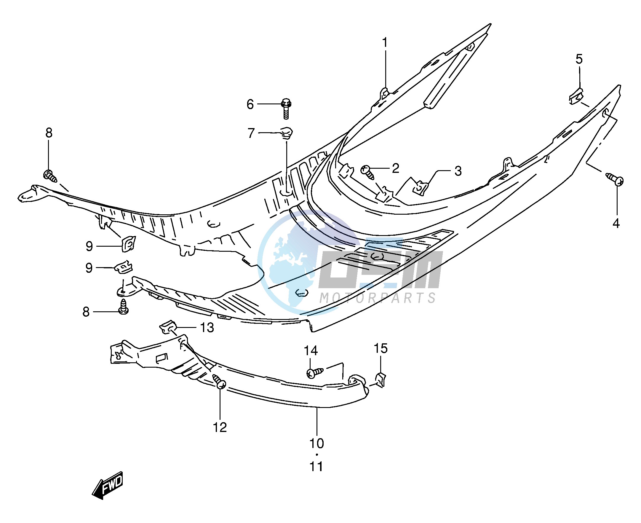 REAR LEG SHIELD (AE50L M N P)