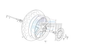 RAMBLA-250 2VER - 125 CC VTRA1B E3 2VER drawing FRONT WHEEL