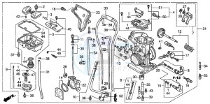 CRF250R drawing CARBURETOR