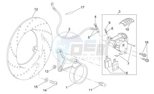 RS 50 drawing Brake caliper