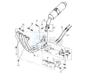 YZF SP 750 drawing EXHAUST