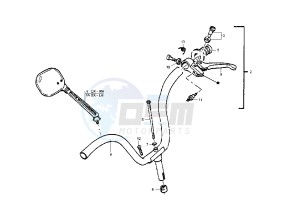 free 100 drawing Rear brake control