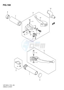 VZR1800 (E2) INTRUDER drawing HANDLE LEVER (VZR1800ZL1 E19)