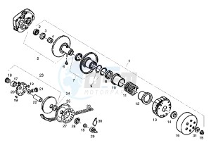 ATLANTIS O2 - 50 cc drawing CLUTCH