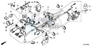 CRF250LF CRF250L E drawing WIRE HARNESS