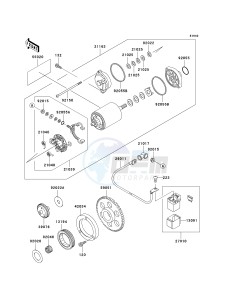 VN 800 C [VULCAN 800 DRIFTER] (C1 CAN ONLY-C2) [VULCAN 800 DRIFTER] drawing STARTER MOTOR