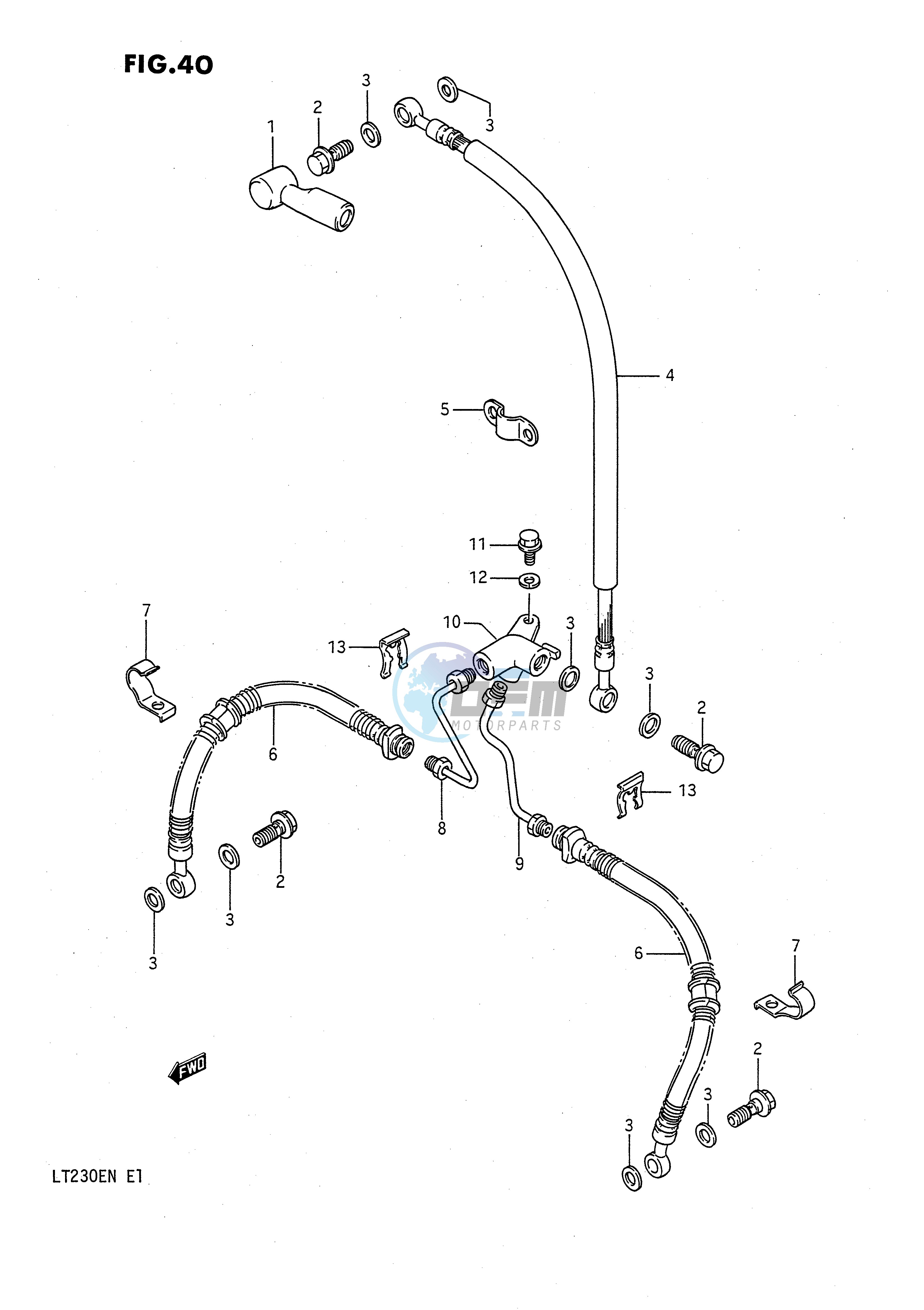 FRONT BRAKE HOSE