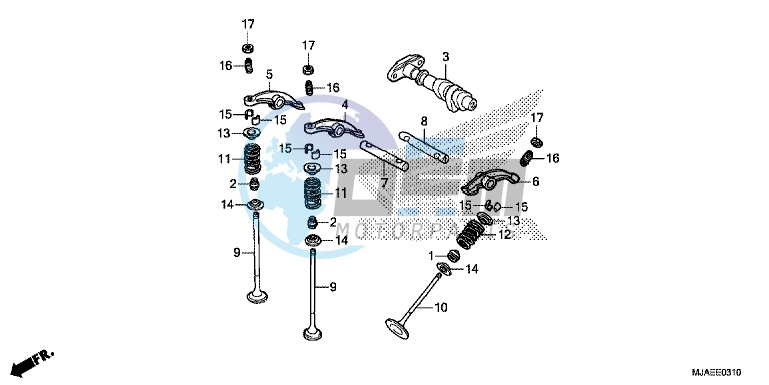 CAMSHAFT/ VALVE (REAR)