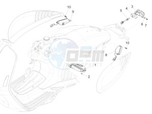 946 125 4T 3V ABS ARMANI (EMEA, APAC) drawing Rear headlamps - Turn signal lamps