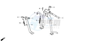 CG125 drawing STAND