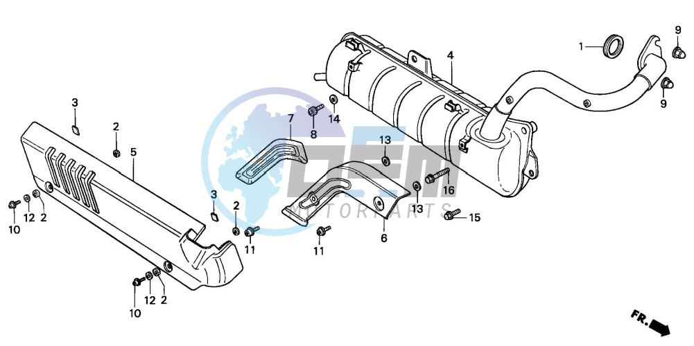 EXHAUST MUFFLER