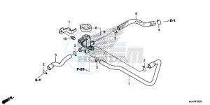 VT750C2SD UK - (E) drawing AIR INJECTION VALVE (VT750C/C2S/CA/CS)