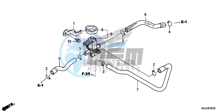 AIR INJECTION VALVE (VT750C/C2S/CA/CS)