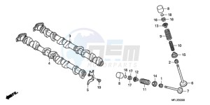 CBR1000RR9 Australia - (U / MME SPC) drawing CAMSHAFT/VALVE