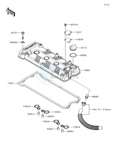 JET SKI ULTRA 310LX JT1500MGF EU drawing Cylinder Head Cover