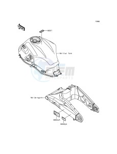 VERSYS_650 KLE650EFF XX (EU ME A(FRICA) drawing Labels