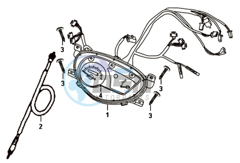 DASHBOARD / METER CABLE  / WIRE HARNESS