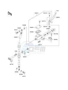 BR 125 B [WIND 125] (B2) B2 drawing FRONT MASTER CYLINDER