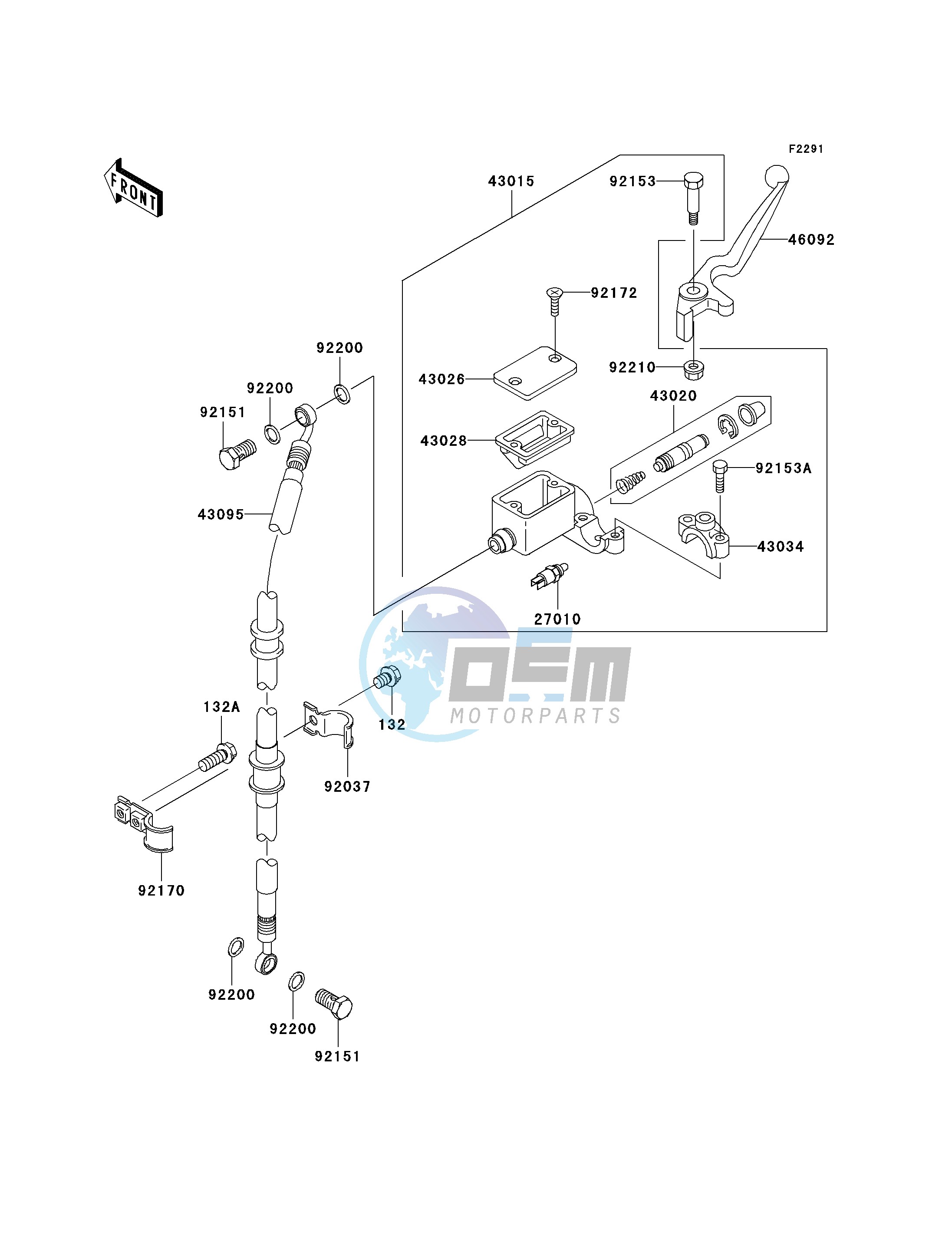 FRONT MASTER CYLINDER