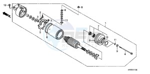 TRX500FEB drawing STARTING MOTOR