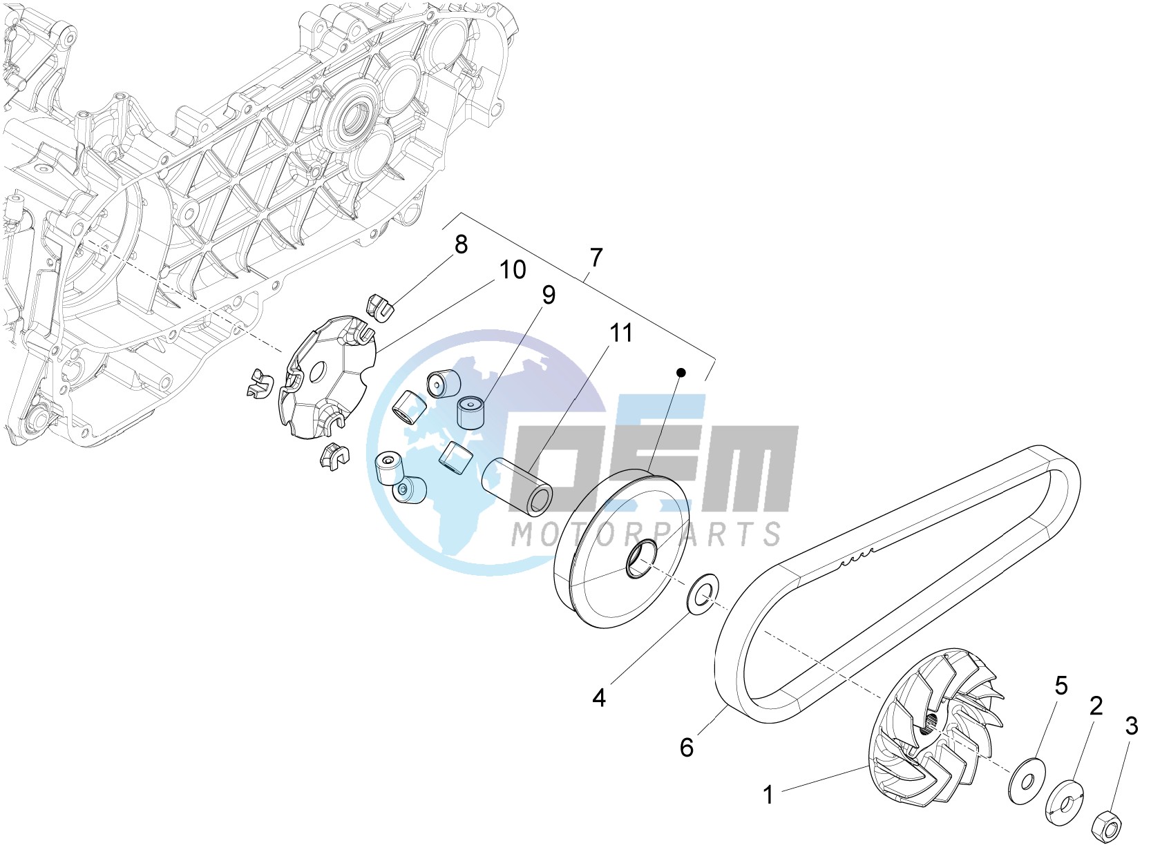 Driving pulley