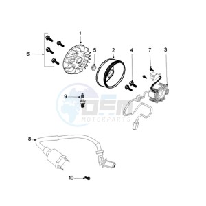 FIGHT 3 AN 4T drawing IGNITION PART