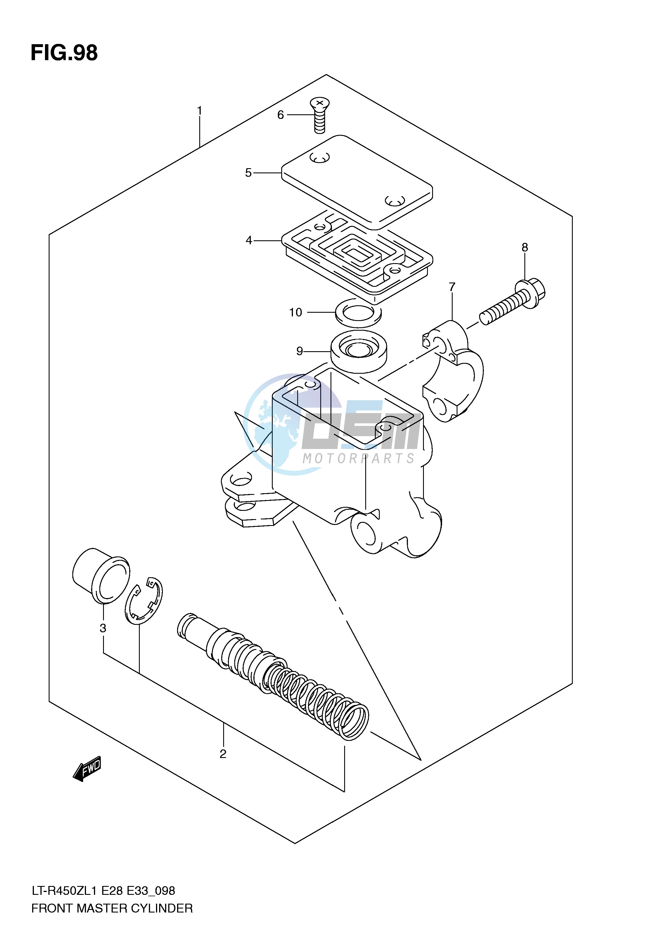 FRONT MASTER CYLINDER