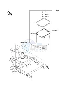 MULE_610_4X4 KAF400A7F EU drawing Optional Parts(Frame)