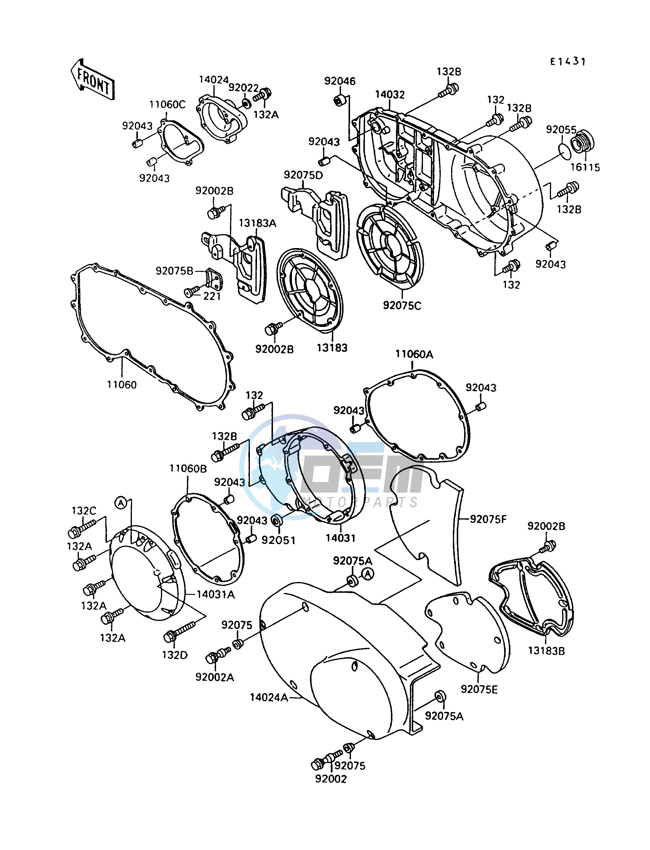 ENGINE COVER-- S- -