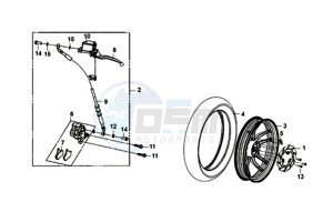 SYMPHONY SR 50 (L8) NL drawing REAR WHEEL