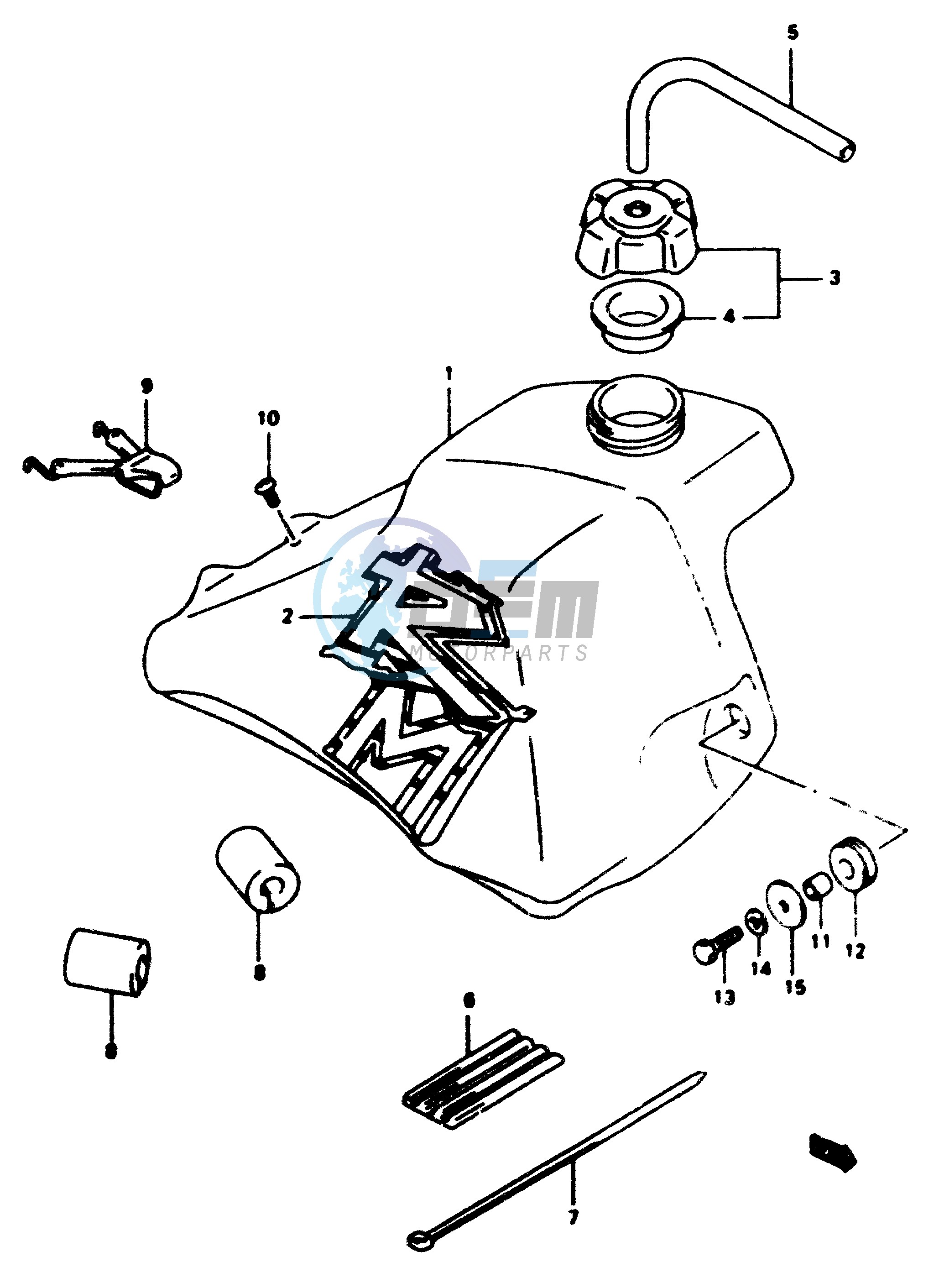 FUEL TANK (MODEL V)