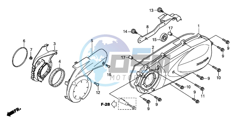 LEFT CRANKCASE COVER