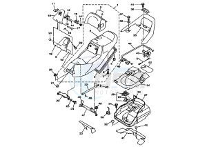 YP MAJESTY DX 250 drawing SEAT