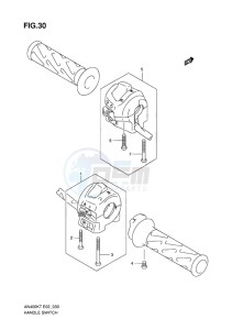 AN400 BURGMAN EU-UK drawing HANDLE SWITCH