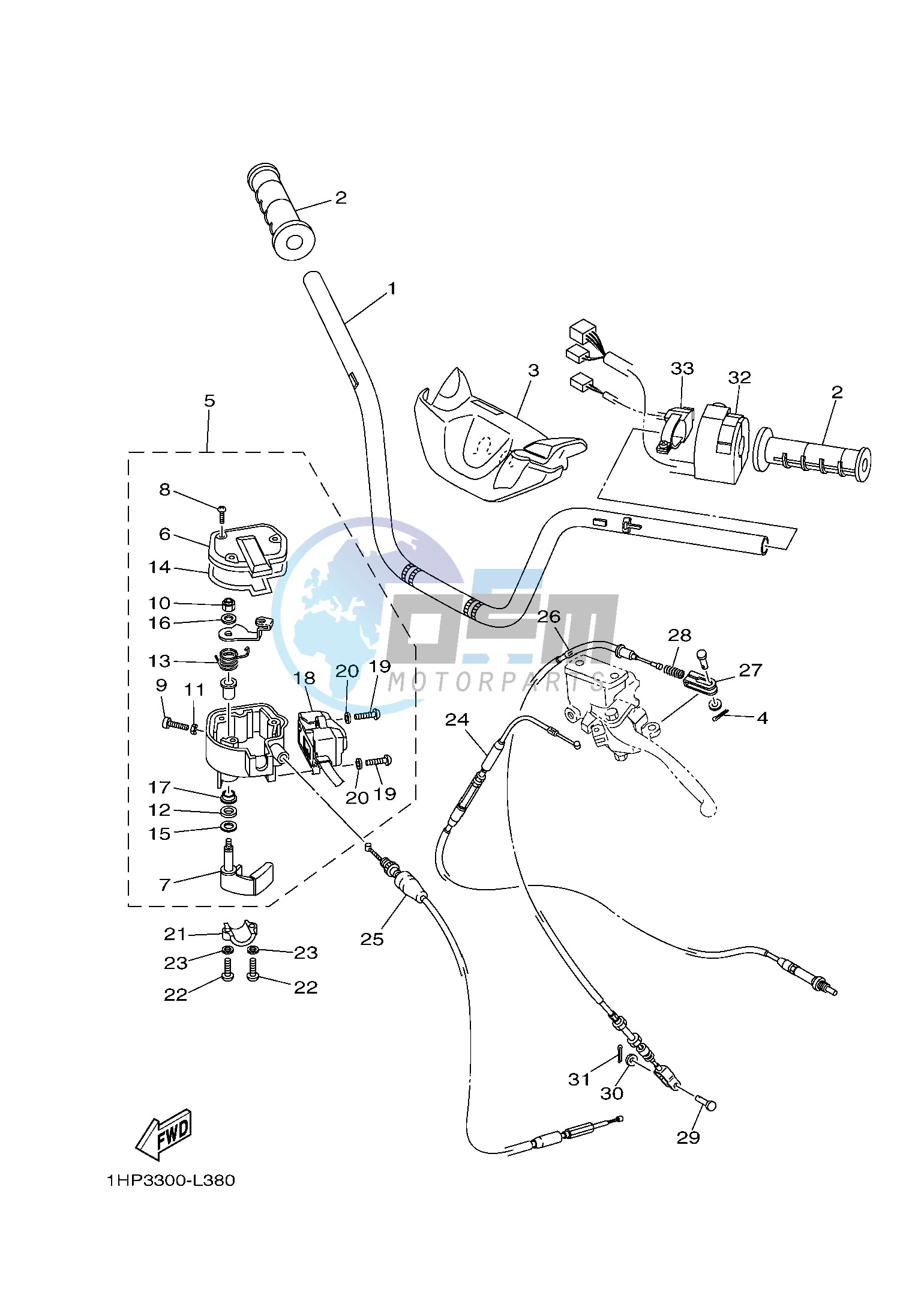 STEERING HANDLE & CABLE