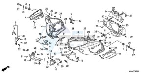 GL1800A Korea - (KO) drawing COWL