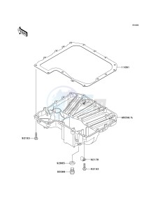 ZR 1000 B [Z1000] (7F-8F) B7F drawing OIL PAN