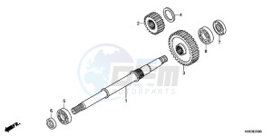 VFR800FH 2ED - (2ED) drawing STARTING CLUTCH